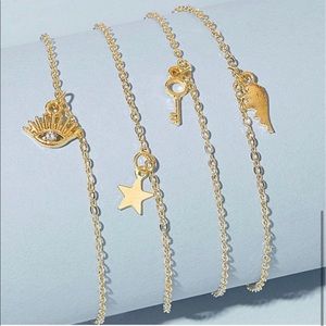 Multi-Pack Gold Tone Anklets/ Bracelet✨